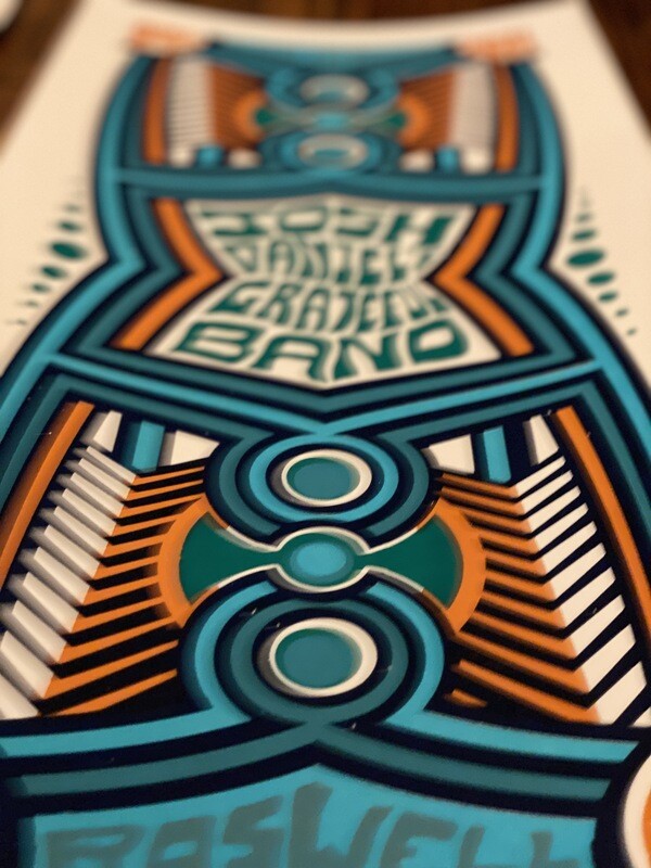 JDGB Roswell, GA Silkscreened Poster by Tripp