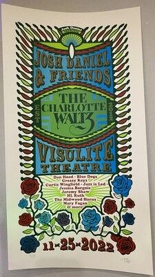 Charlotte Waltz Slik-screened Poster by Tripp