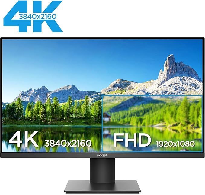 KOORUI 27 Inch Monitors, 4K UHD