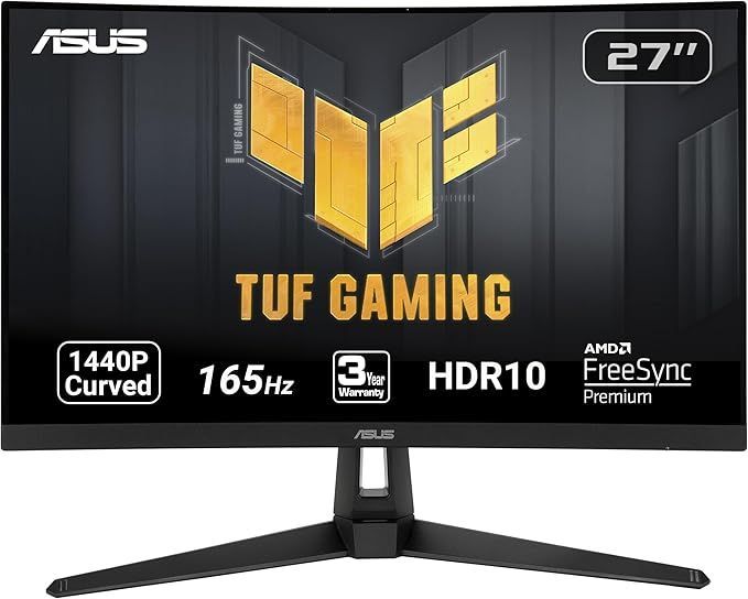 ASUS TUF Gaming 27" 1440P HDR Curved Monitor