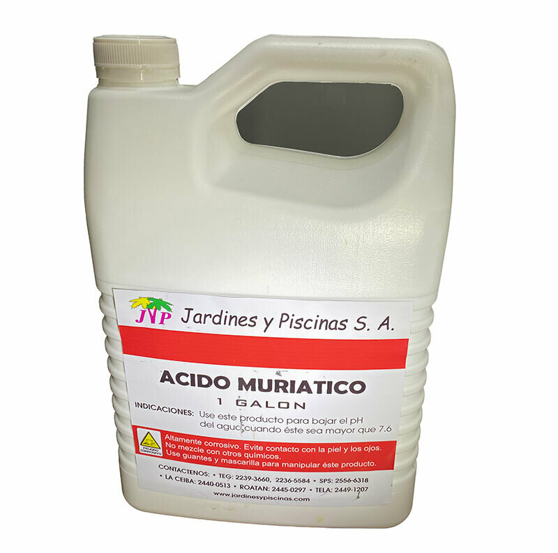 Acido muriático en galón (128 On.Fl.)