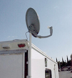 Ramp Mount for Satellite Dish