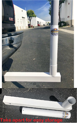 Deluxe Hitch Mount for 22' Pole