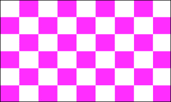 Checkered Flag - Purple & White