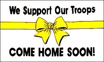 3' x 5' Flag - We Support Our Troops