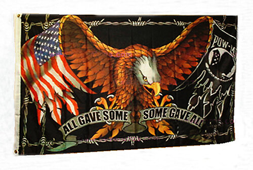 All Gave Some-Some Gave All Eagle 3x5' Flag