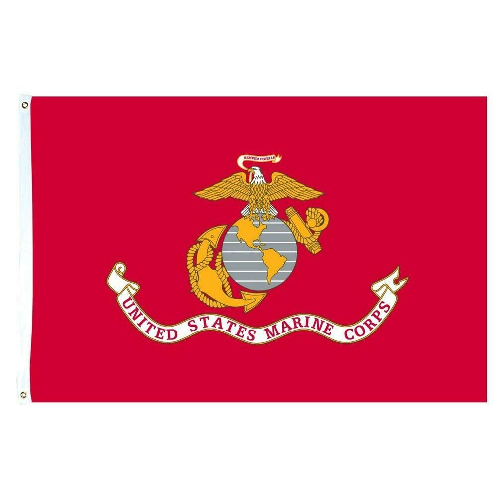 3' x 5' Flag - U.S. Marine Corps