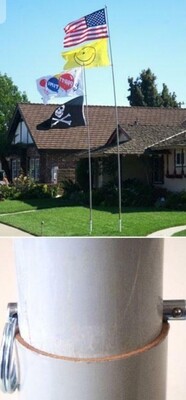 PNH-16- Deluxe  (**NEW & VERY POPULAR**) Flag Pole