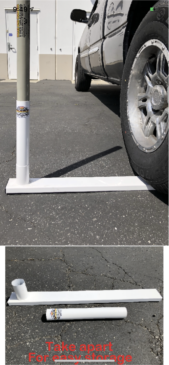 NEW Deluxe Tire Mount for 22' Pole