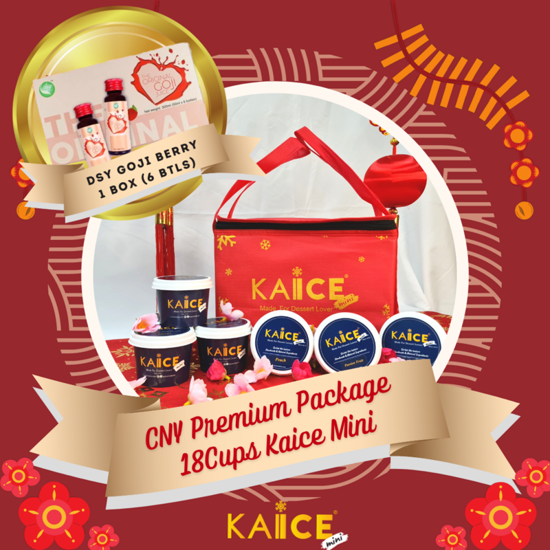 CNY Premium Package - 18 Cups Kaiice Mini with 1 Box Goji Berry (6 bottles)