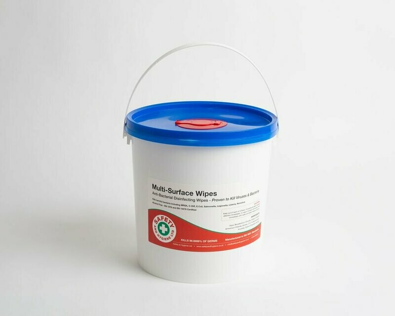 Anti-Bacterial Wipes 1 x 6L Bucket of 1000 Sheets