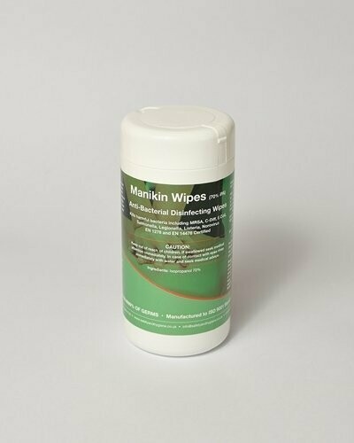 Out of Date CPR Manikin Wipes Tub and Refill Pack