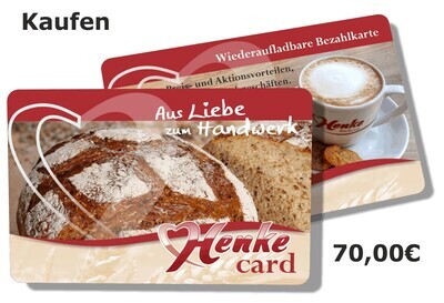 HenkeCard im Wert von 70,00 € Kaufen