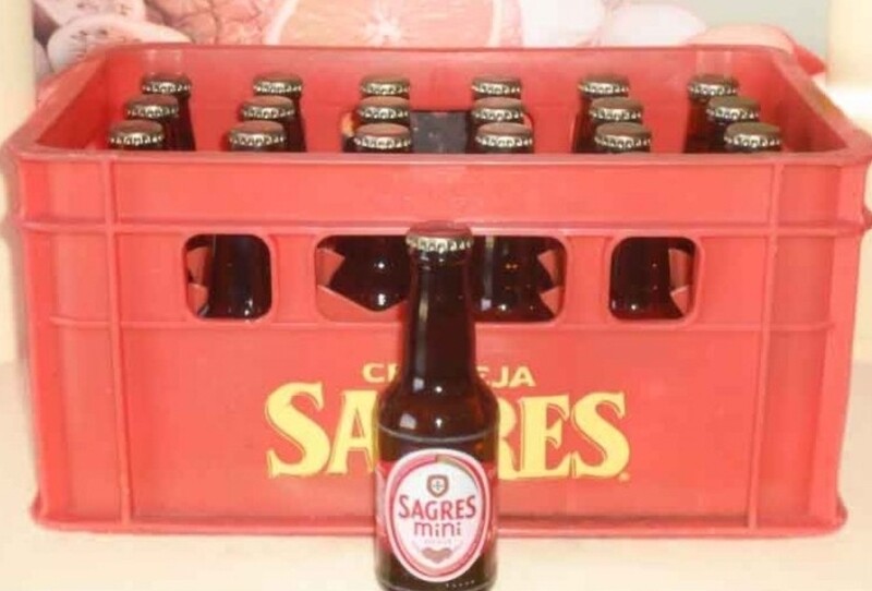 Mini Sagres Branca com álcool cx 24 x 0,20cl TR