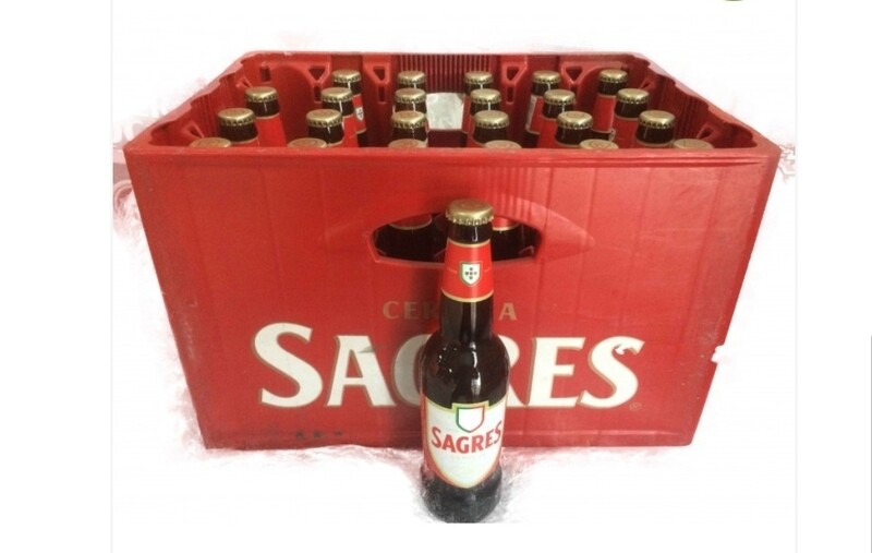 Sagres branca grande  com álcool cx 24 x 0,33cl TR
