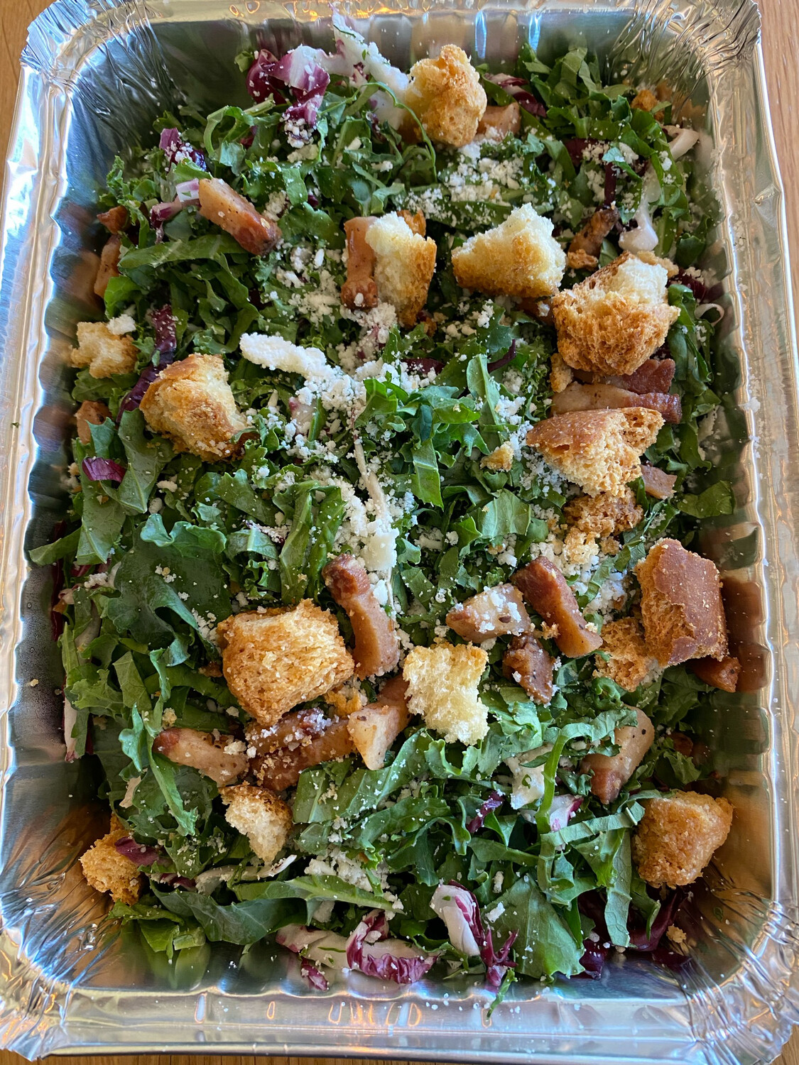 Kale Caesar Salad (Serves 6)