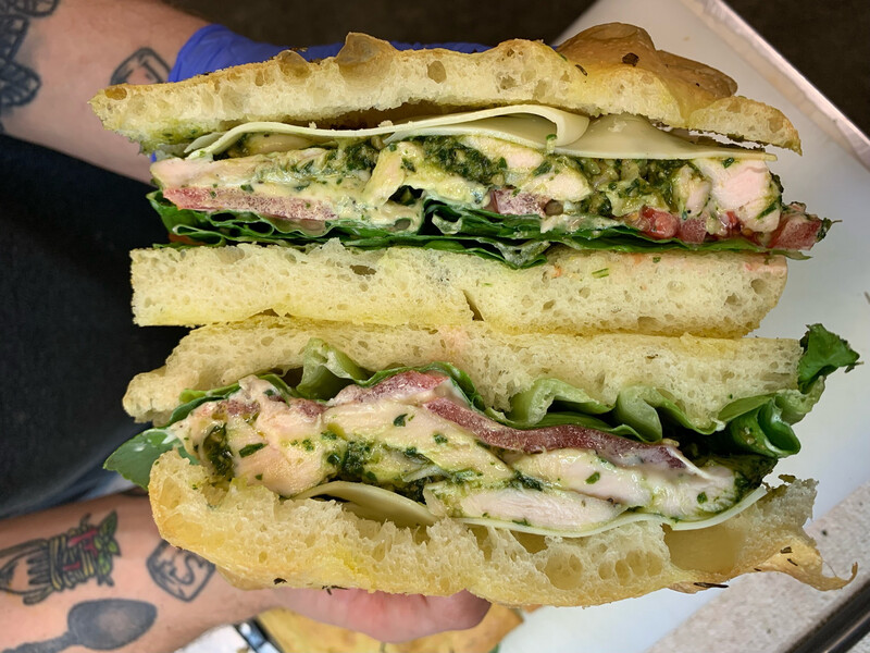 Pesto Chicken Panino Half Pan