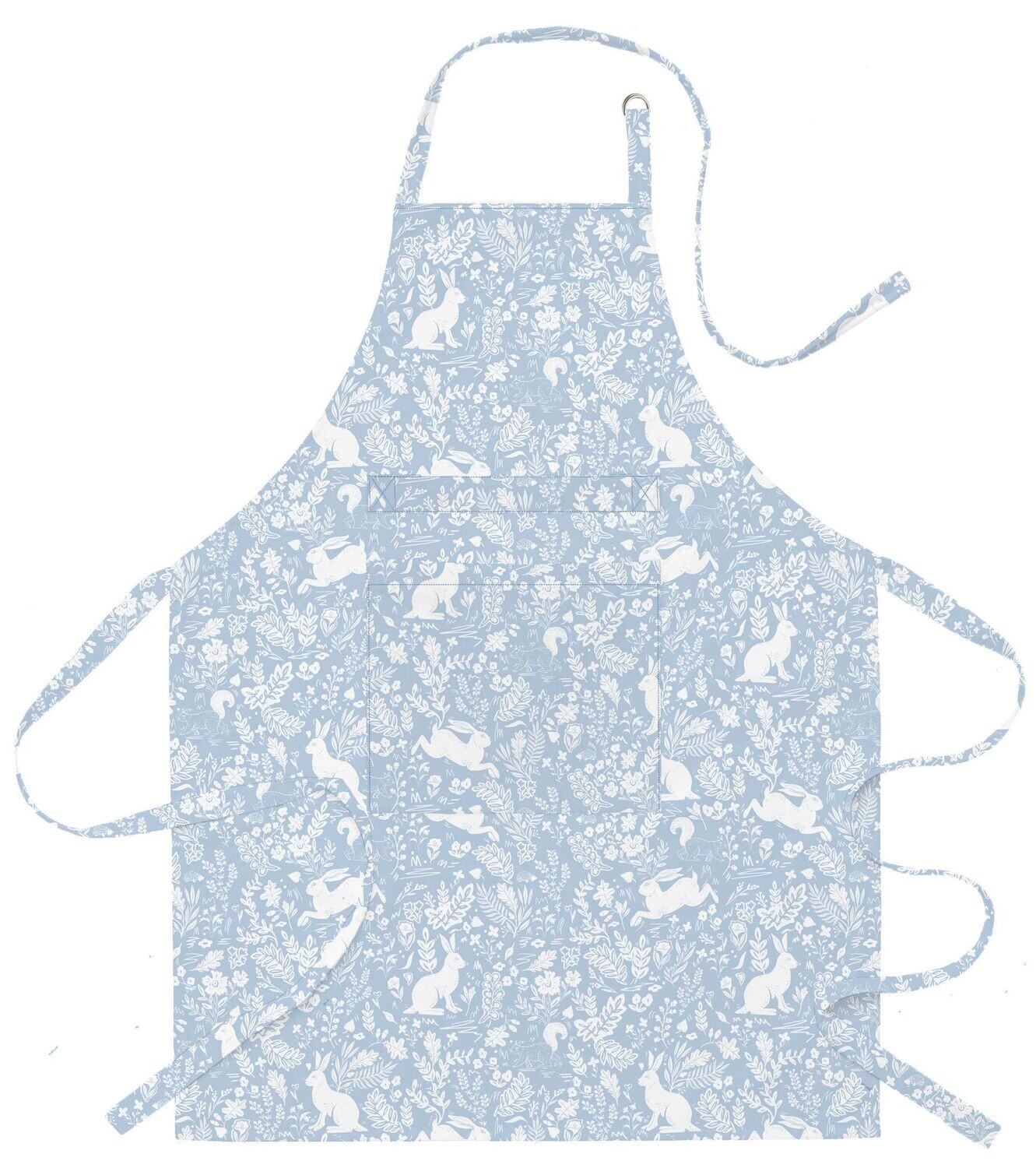 William Morris Forest Life Blue Apron