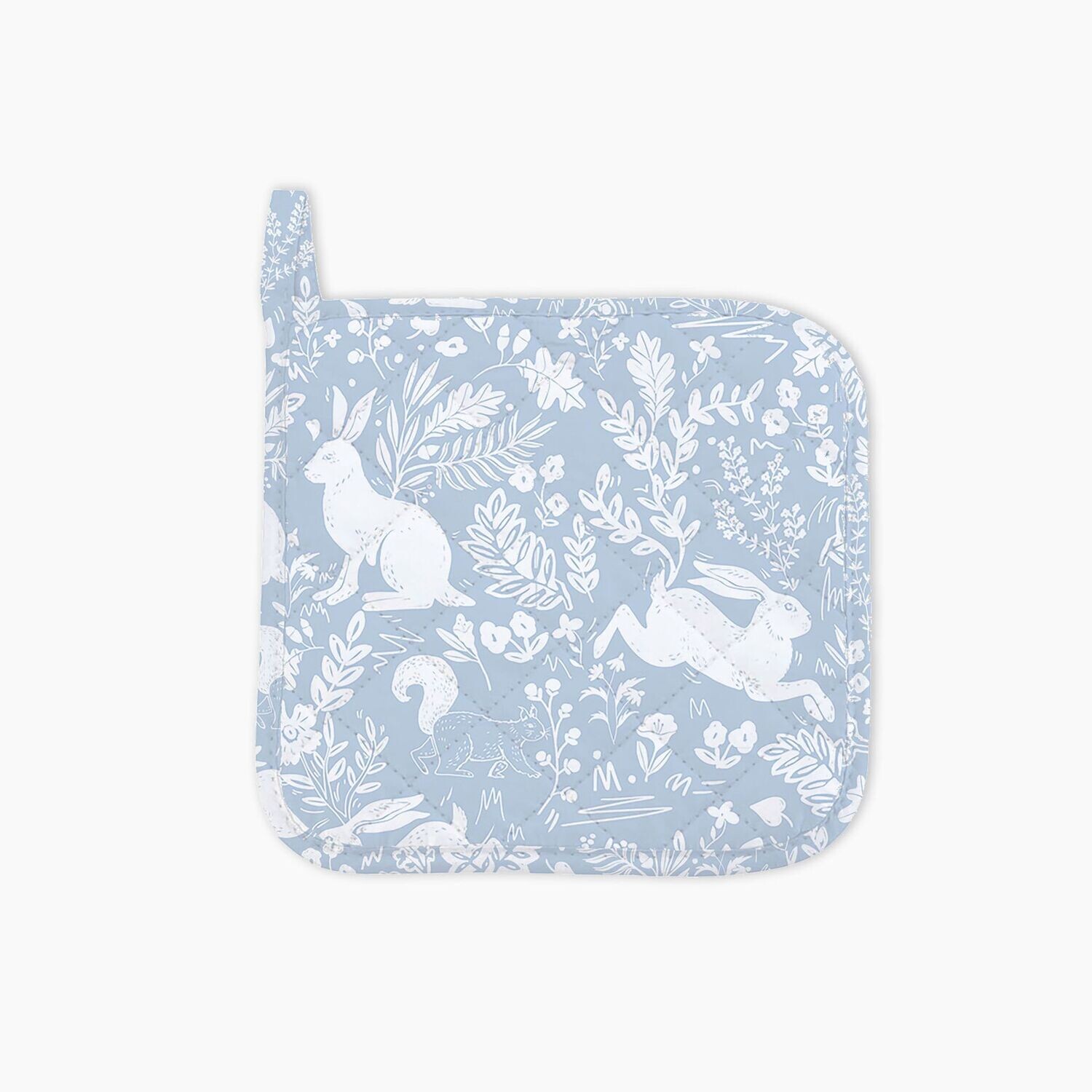 William Morris Forest Life Blue Pot Holder