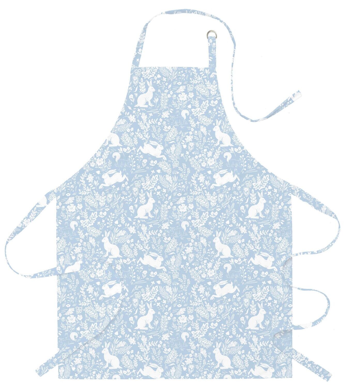 William Morris Forest Life Blue Wipe-Clean Apron
