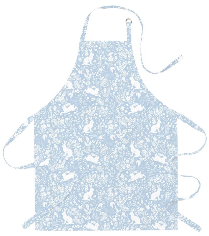 William Morris Forest Life Blue Wipe-Clean Apron