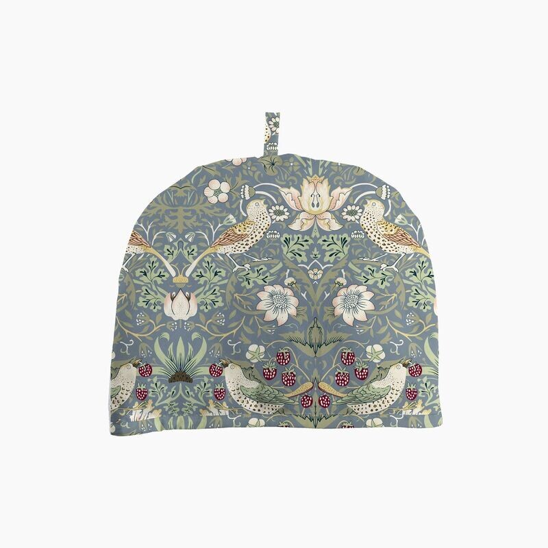 William Morris Strawberry Thief Blue Tea Cosy