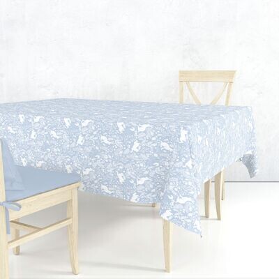 William Morris Forest Life Blue Table Linen