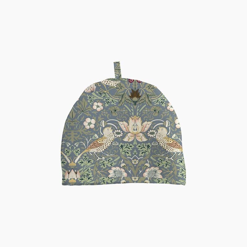 William Morris Strawberry Thief Blue Small Tea Cosy