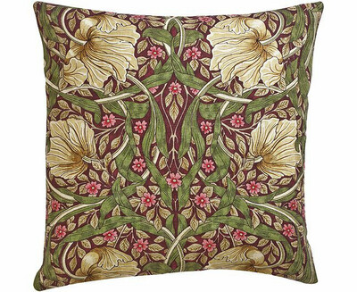 William Morris Pimpernel Aubergine Cushion Cover Only