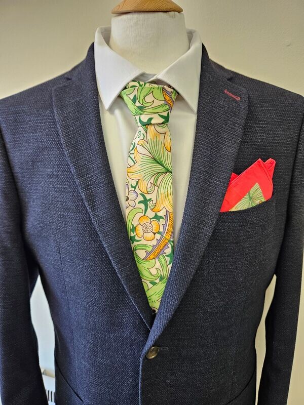 William Morris Golden Lily Tie & Pocket Square Set