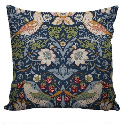 William Morris Strawberry Thief Navy Cushion Cover Only
