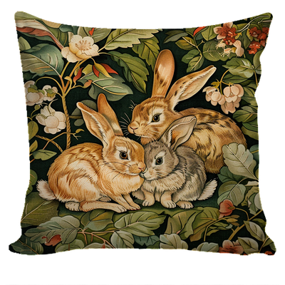 Morris Artwork Rabbits Cushion Cover Only