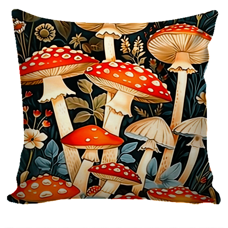 Morris Artwork Toadstools Cushion Cover Only