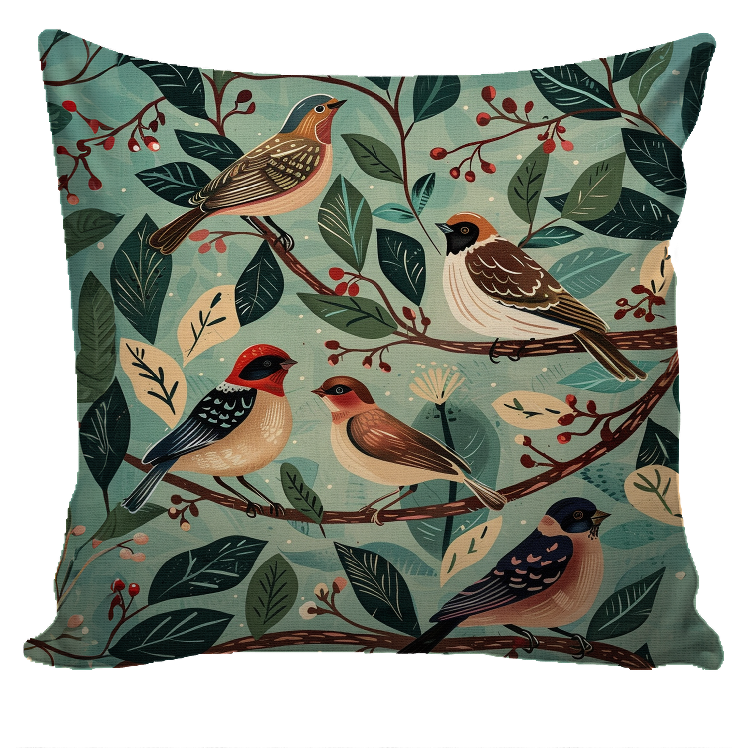 Morris Artwork Birds Cushion Cover Only