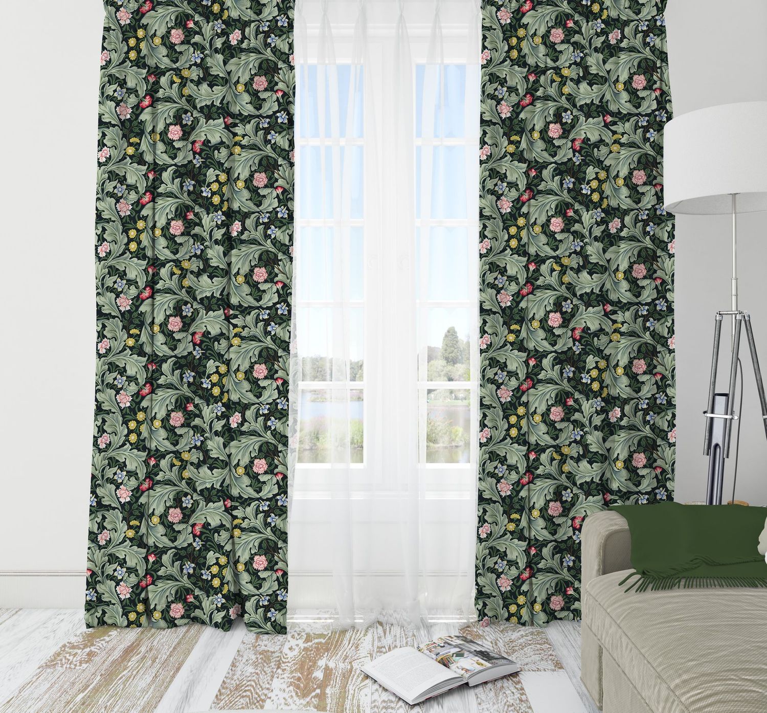 William Morris Leicester Curtains