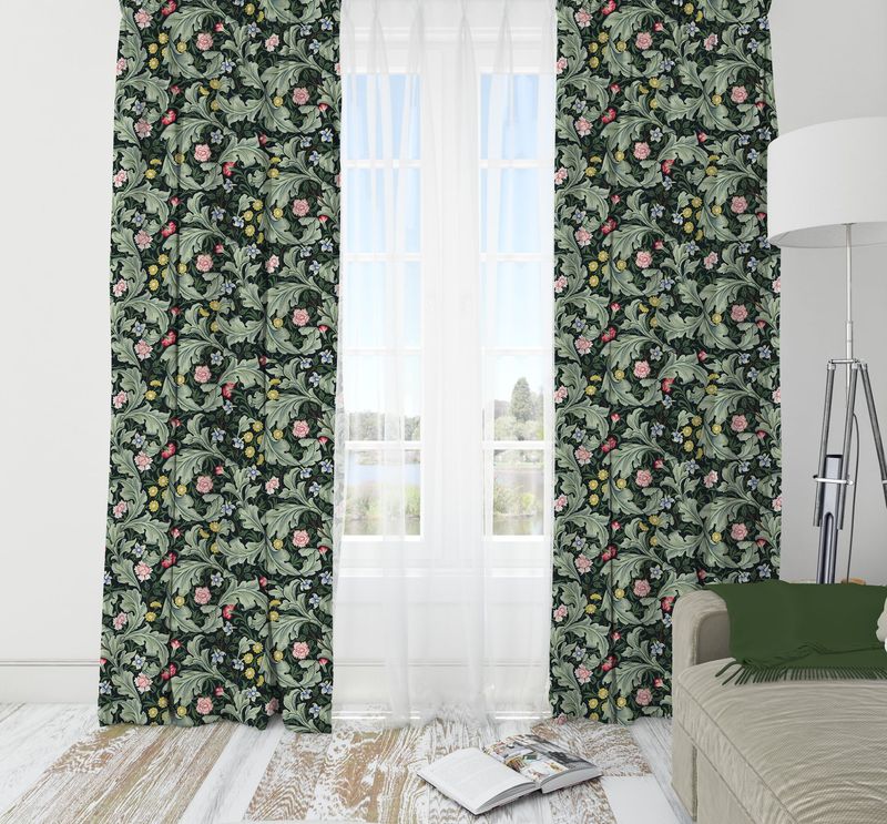 William Morris Leicester Curtains