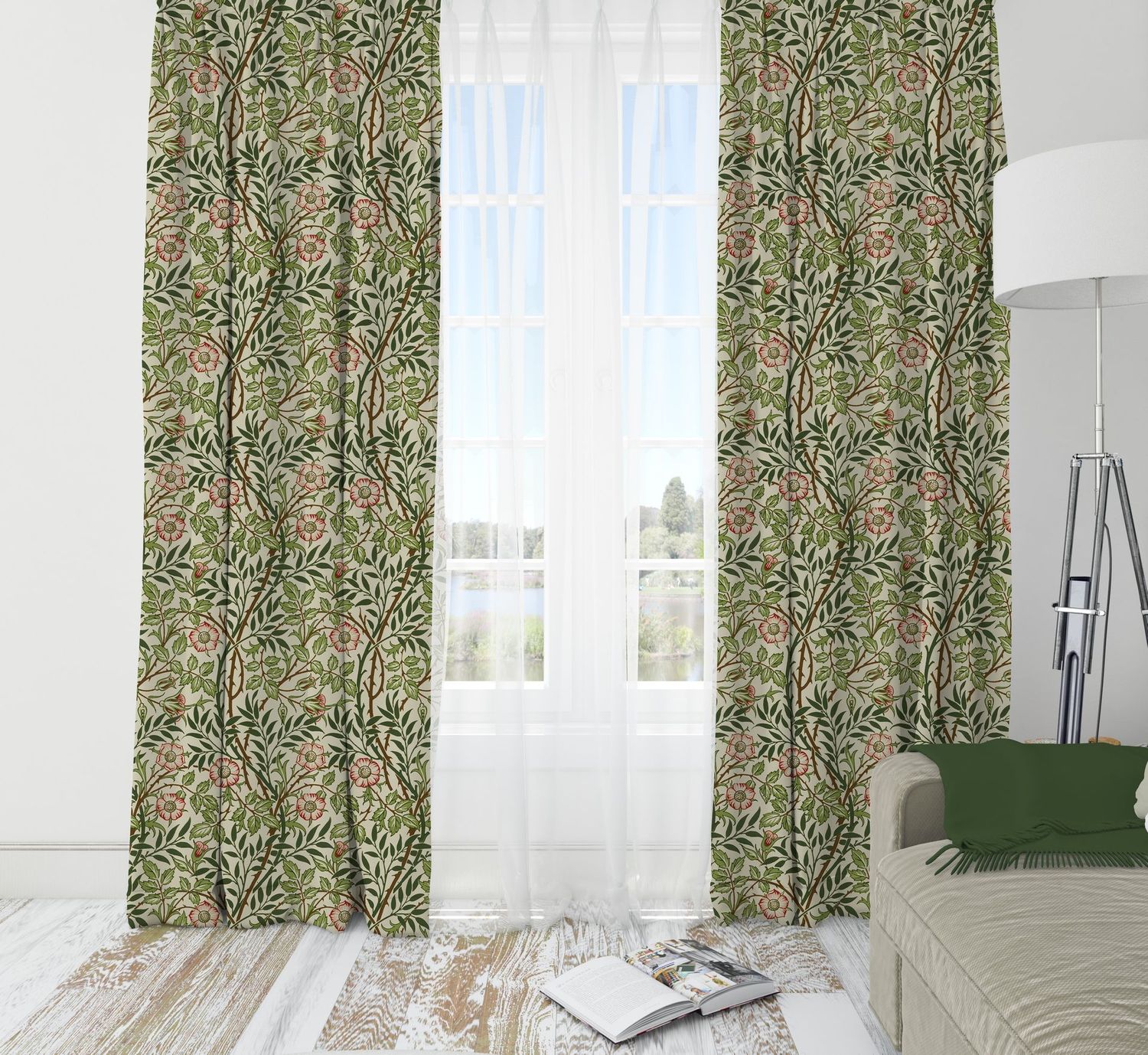 William Morris Sweet Briar Curtains