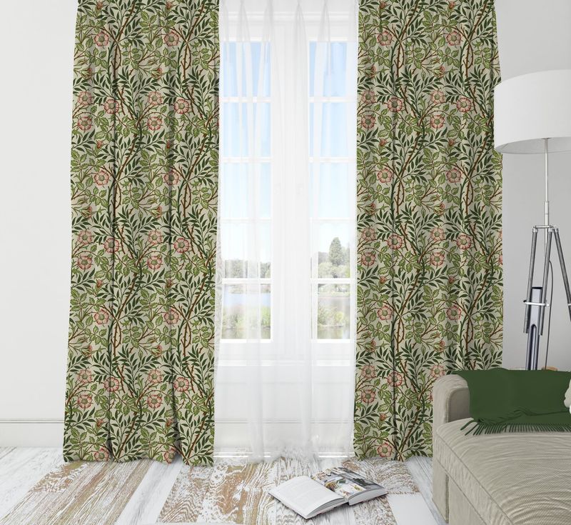 William Morris Sweet Briar Curtains