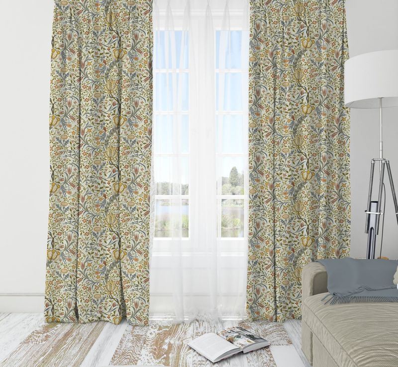 William Morris Flora Curtains