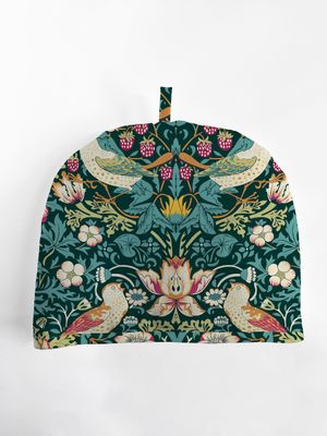 William Morris Strawberry Thief Dark Green Tea Cosy