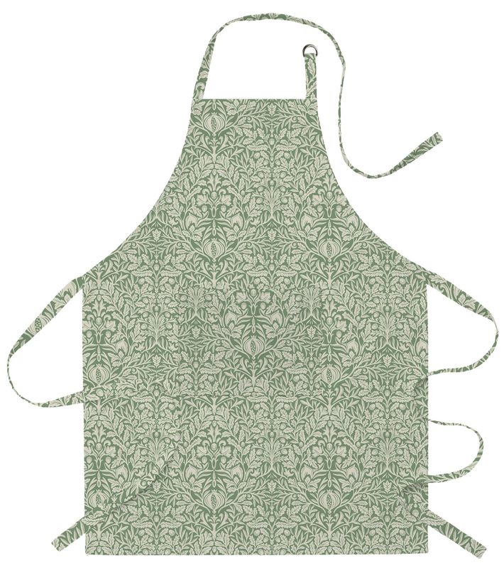 William Morris Acorn Green Apron