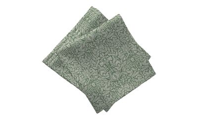 William Morris Acorn Green Napkins 4-Pack