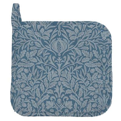 William Morris Acorn Blue Pot Holder