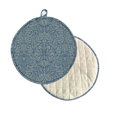 William Morris Acorn Blue Range Cooker Pad/Hob Cover