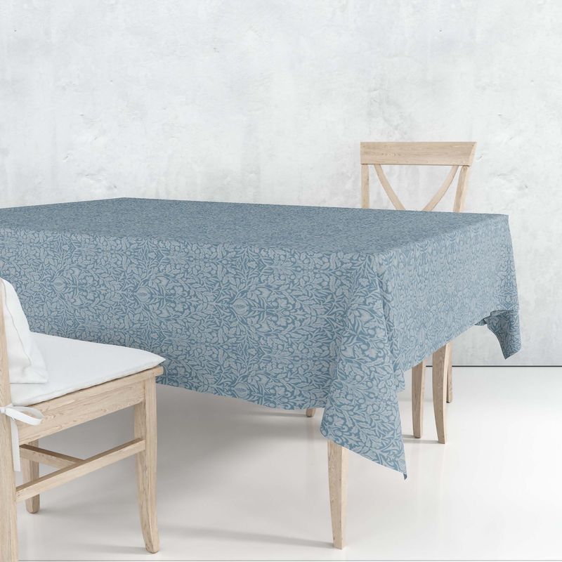 William Morris Acorn Blue Table Linen