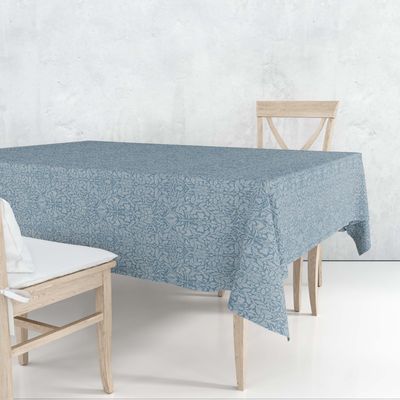 William Morris Acorn Blue Table Linen