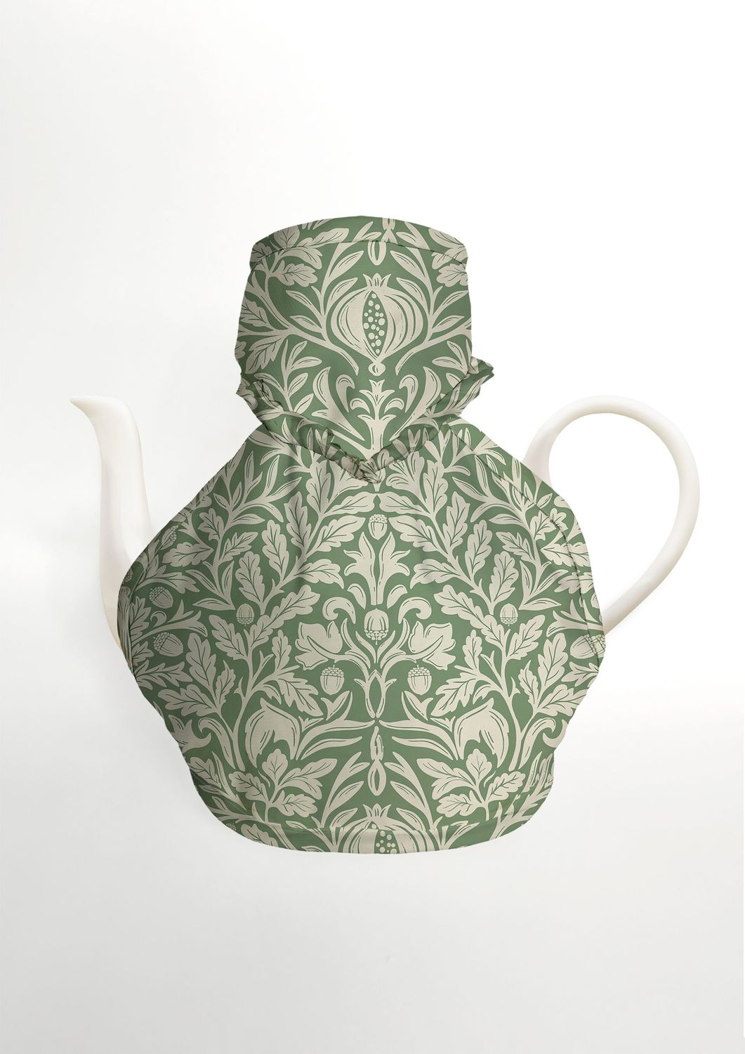 William Morris Acorn Green Victorian Tea Cosy