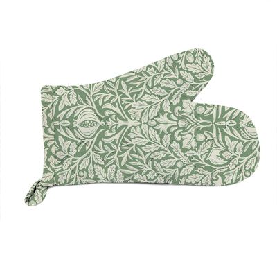 William Morris Acorn Green Oven Mitt