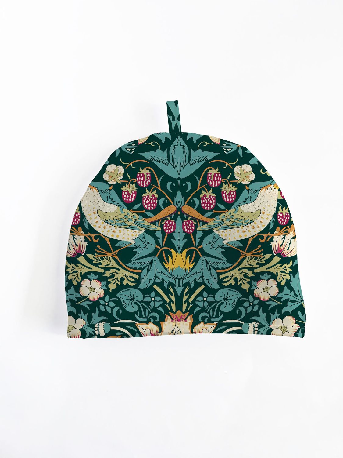 William Morris Strawberry Thief dark Green Small Tea Cosy