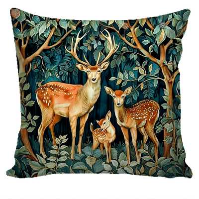Morris Artwork Deer Cushion Cover Only Morris Artwork Deer Cushion Cover Only